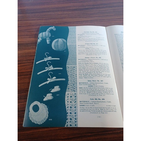 1947 Sultan Baby Book Knitting Crochet Patterns Instructions Booklet - Picture 7 of 10